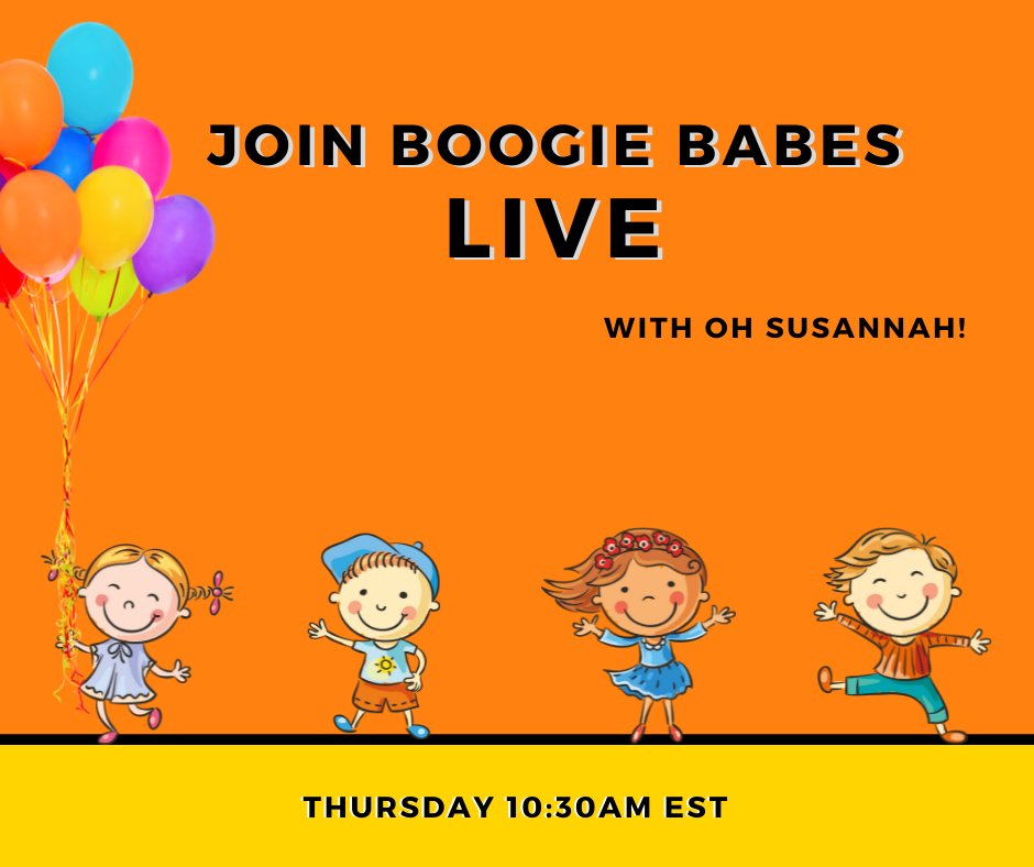 boogiebabesdc's tweet photo. ONE WEEK! We're counting down the days until @OhSusannahDC on the 15th at 10:30am EST on Facebook. Are you? https://t.co/SjgCTGwcU0