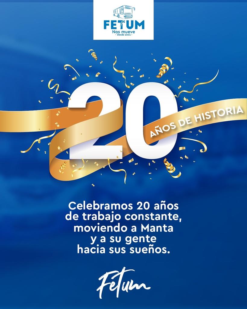 Fetum2001's tweet photo. Celebramos 20 años de historia. 🥳

#FetumNosMueve https://t.co/3d0lTcmhFQ