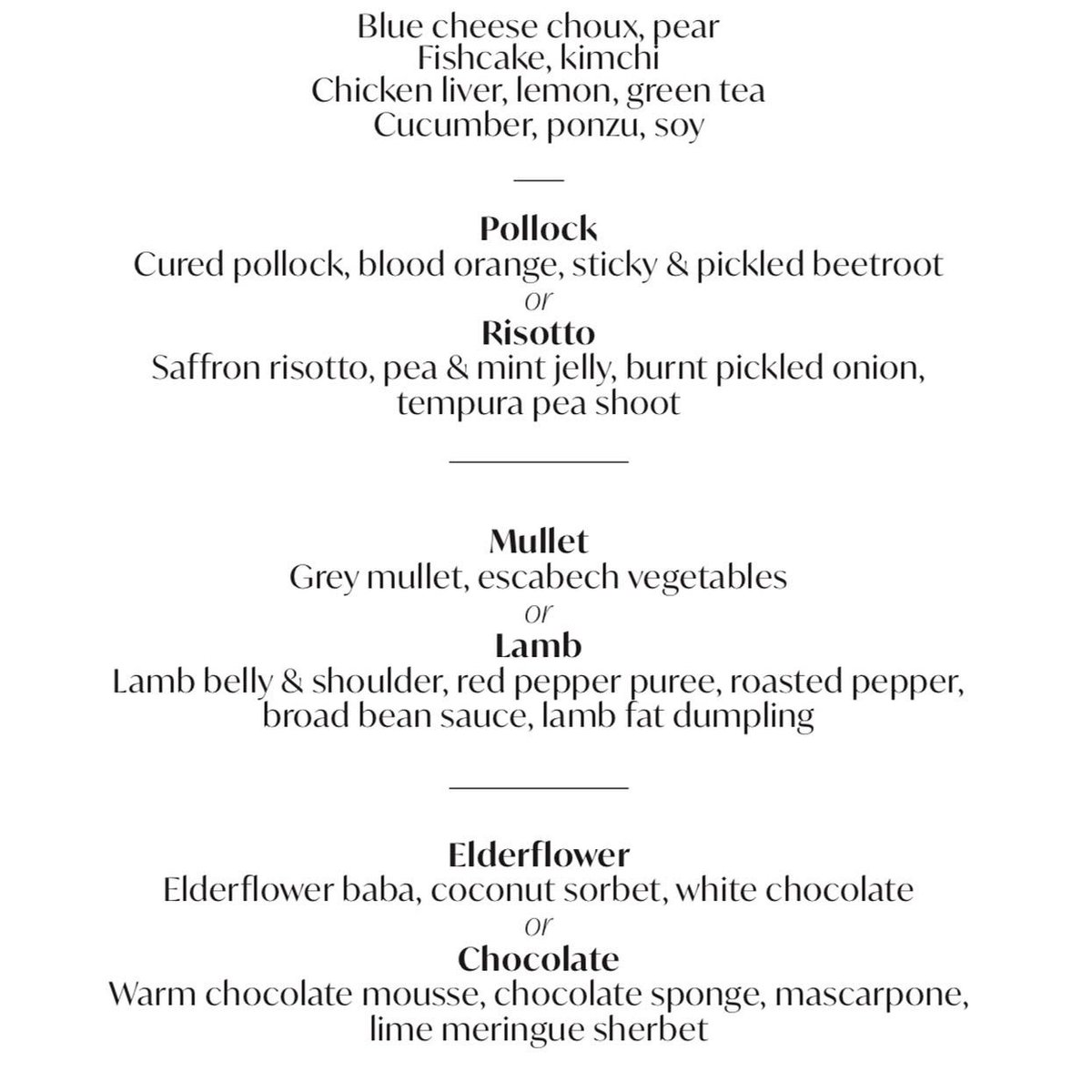 Our current lunch menu, only available for one more week until it changes! We’ve got plenty of space in the restaurant on Thursday or Sunday if you’d like to join us. #heritage #restaurant