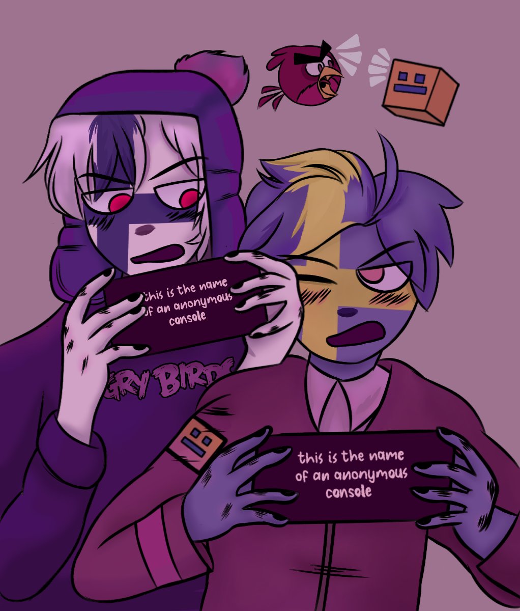 SirKnightOnion's tweet photo. a fan art from finland and sweden playing angry birds and geometry dash games
Robtop, the creator of Geometry Dash, is from Sweden.
and rovio entertaiment finnish company creator of angry birds

I hope you like it

#countryhumansfinland #countryhumansweden #CountryHumans #robtop https://t.co/pUiXmxZ1zi