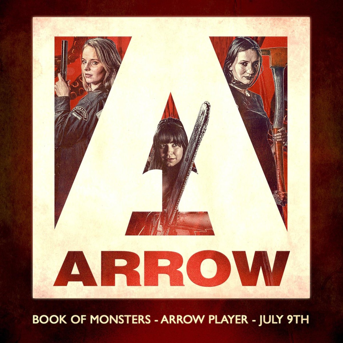 darkrifthorror's tweet photo. We're thrilled to announce that BOOK OF MONSTERS is coming to Arrow Player 🇬🇧 July 9th! Over an hour of bonus features will also be available! 😁 https://t.co/F54vYfP75y #arrowplayer #darkrifthorror #horrormovie #horror https://t.co/lNmJTRg6KP