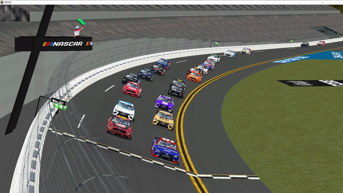 DunnNr2003's tweet photo. @IFAR_NR2003 S4 Round 2:

Qualified: 1st
Finish: 4th

We lost the lead on lap 6, but got it back few laps later when Henry lost 3rd gear. We lost 3rd gear later and a badly timed caution put us in 4th. Onto Las Vegas! Congrats to @dane_r_stinson on the win! https://t.co/aZv3JFFVwH