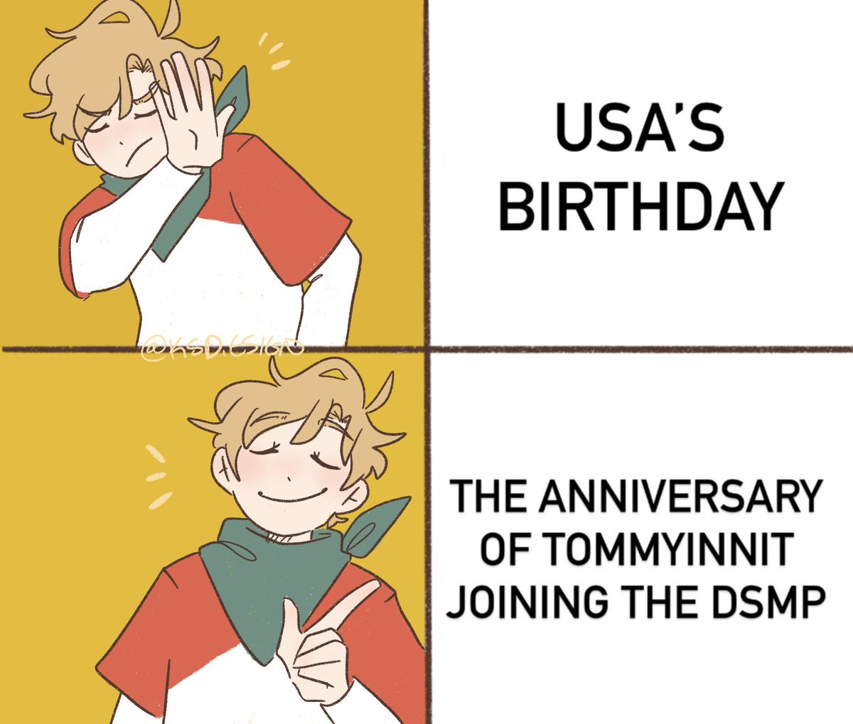 There's only one reason to celebrate July 4th
#tommyinnitfanart 