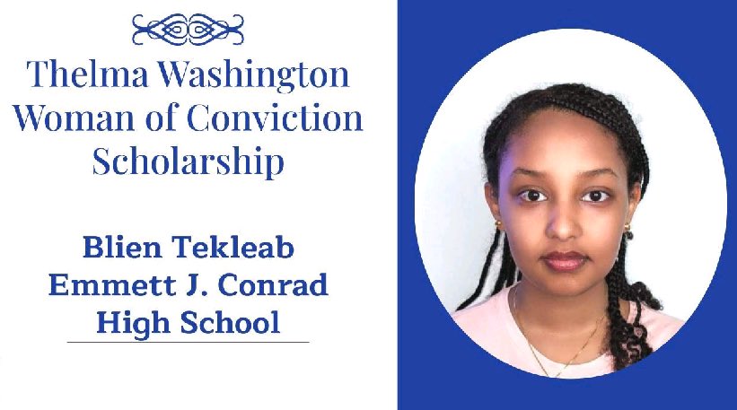 ZPHIBKAPPAZETA's tweet photo. Congratulations, Blien Tekleab, our 2021 Thelma J. Washington Woman of Conviction Scholarship Recipient. https://t.co/mcqGZdIQES.
#ZetaPhiBeta #ZPBSouthernRegion #WTXZetas #kzforeverfiner #scholarship #sncfd @emmettjconradhs https://t.co/bJ81xbab2E