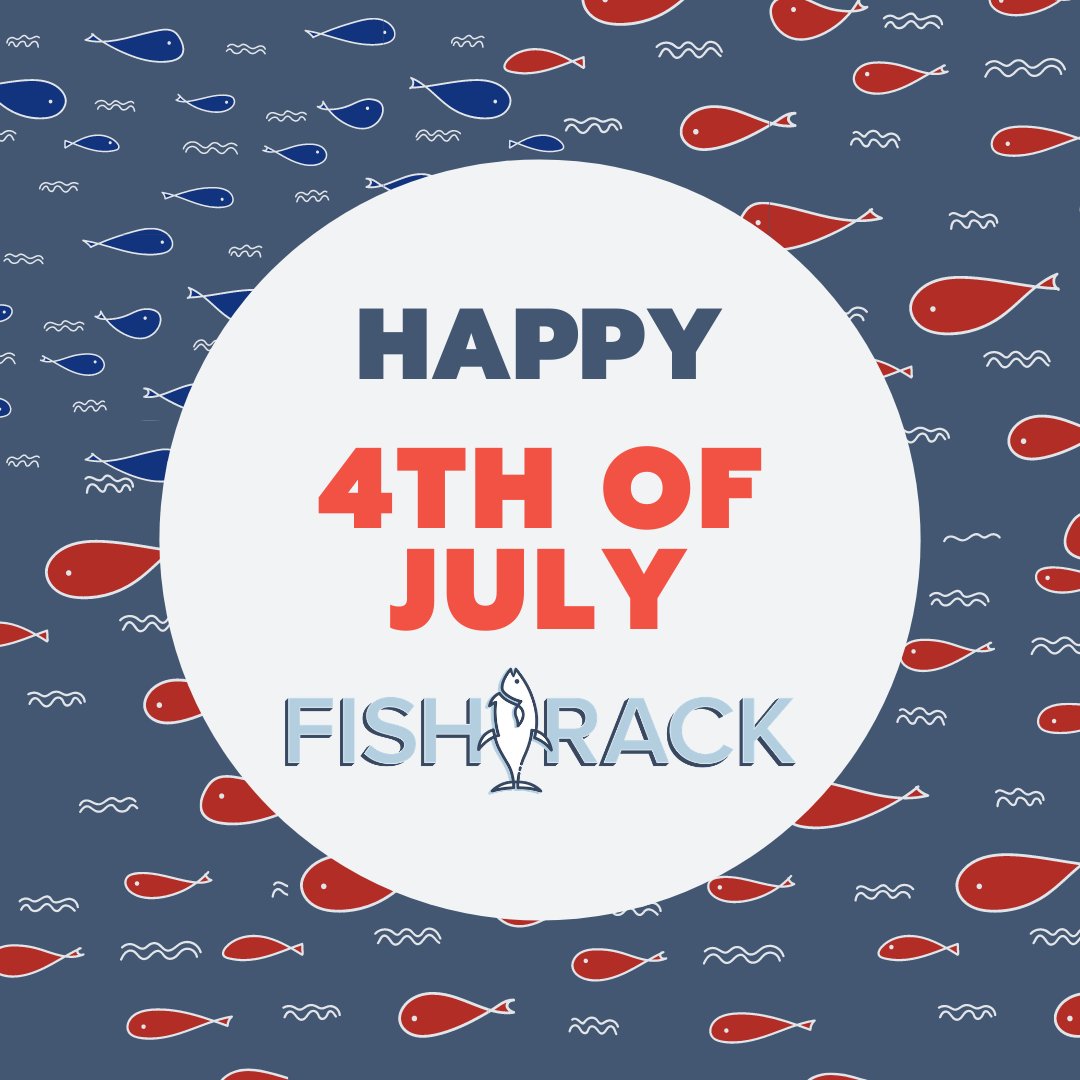 fish_rack's tweet photo. Happy Fourth of July! Celebrate your independence by getting out on the water with your family and friends. #FishRack #July4 https://t.co/frFT4nWDa2