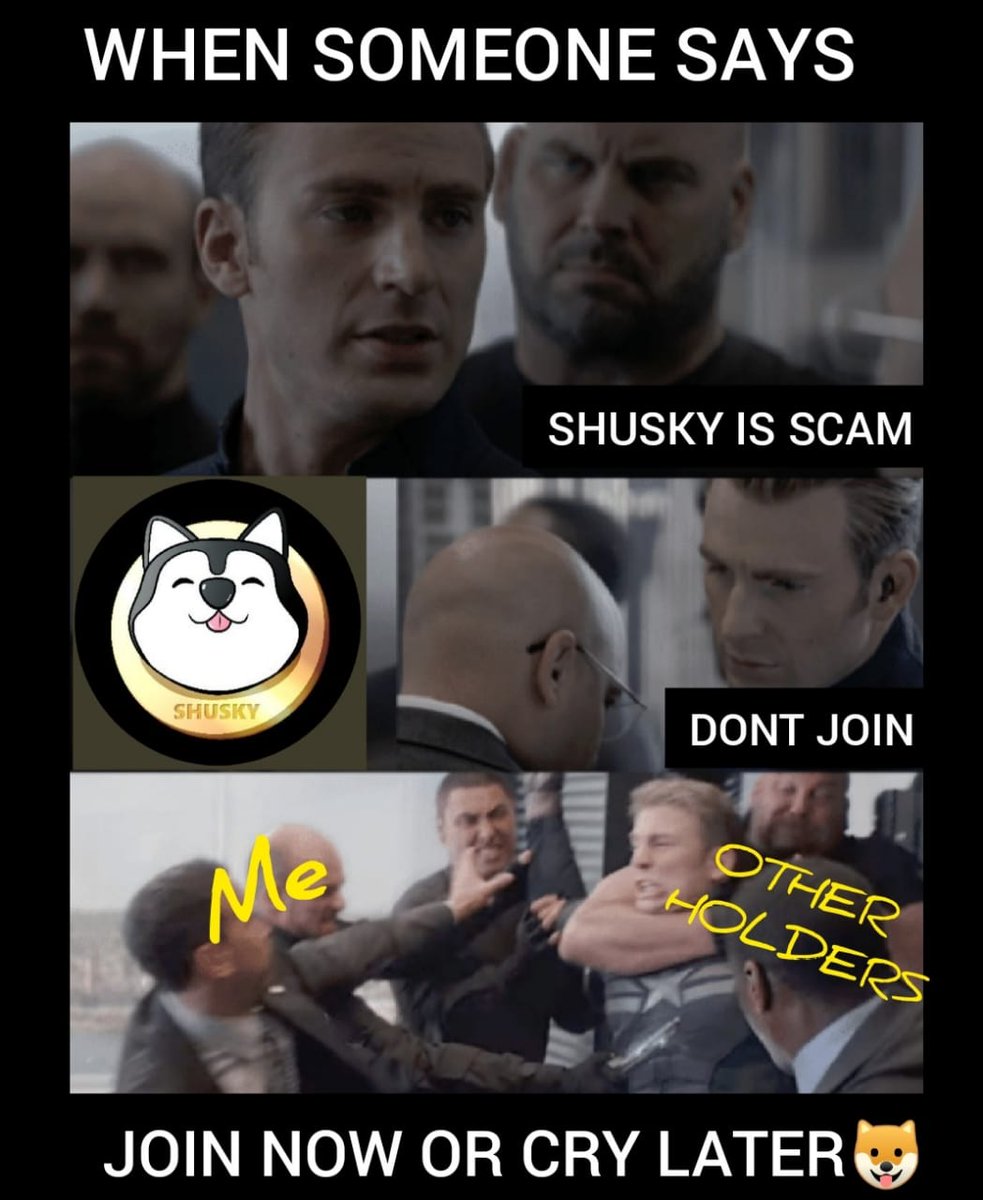 SuryaNa17730929's tweet photo. @SHUSKYTOKEN My Entry Meme 😇 @SHUSKYTOKEN 
I hope you will like it!!❣️

Buy $SHUSKY Now OR Regret Later🚀🚀

#MemeContest #meme #giveaway #win #cryptocurrencies

@sreehariktkl
@Sreerag22528333 https://t.co/PYnlzxtnc2