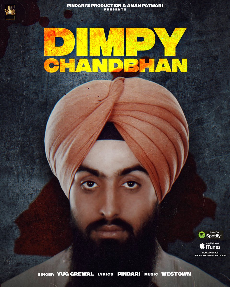 PinderSmagh's tweet photo. #Dimpychandbhan #Yuggrewal #Pindari #Pindarisproduction #NOW AVAILABLE ! https://t.co/91jlivKUe0