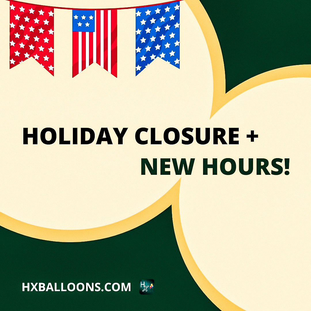 HeliumXpress's tweet photo. Our store will be closed Monday, July 5th. We will re-open on Tuesday with extended hours! We will be open Monday through Friday from 10:00 AM to 5:00 PM.

Have a happy and safe holiday weekend! https://t.co/WkpQjjiUcF