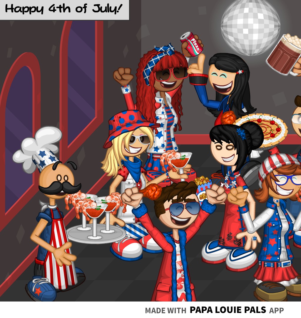 david_gtn's tweet photo. 🔴🔵⚪ Happy 4th of July! ⚪🔵🔴
@FliplineStudios #PapaLouiePals #4thofJuly #StarlightBBQ @Wolbi14✌ https://t.co/PsUmxUm2JD
