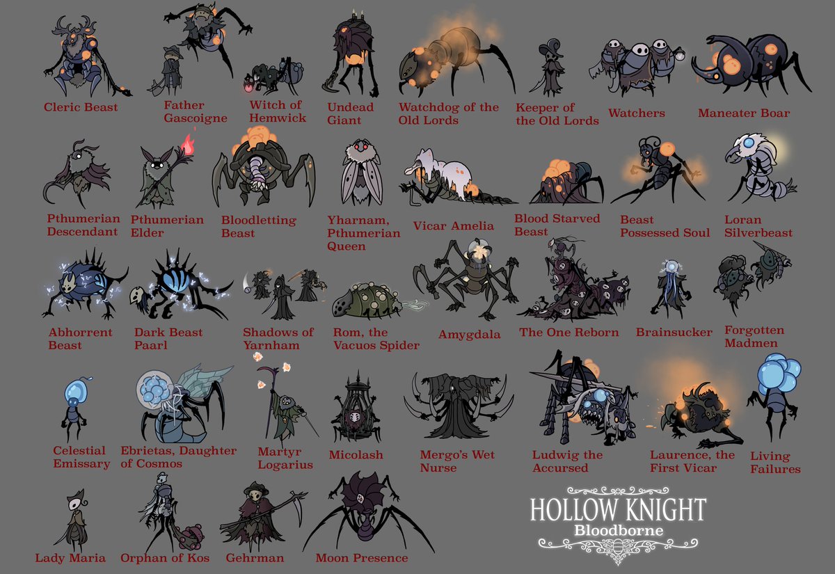 Hovedløse Forgænger Afgang til THE ART OF VIDEO GAMES on Twitter: "Hollow Knight x Bloodborne Artist:  @lubellide00 https://t.co/vMw3g46UBD" / Twitter