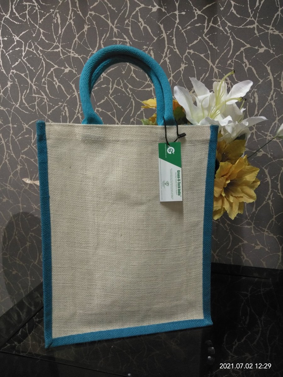 #Bags for daily uses manufacturered by Green-O-Tech India with high-quality #Jute fabric. Best for #CorporateGifting and promotional activities. 

#JuteBags #AdoptJute #SayNoToPlastic