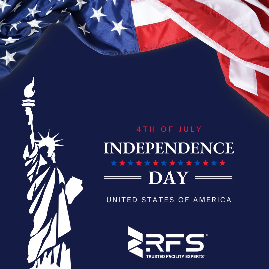 RFSrenovates's tweet photo. Happy Independence Day! 🇺🇸Here's to Life, Liberty and the pursuit of Happiness! 🗽

We are grateful for our country and our freedom. Tell us below how you're spending the 4th of July this year!

#July4th #IndependenceDay #Freedom #USA #RFS #RFSrenovates #Facilities #Construction https://t.co/KOzv65Wqpm