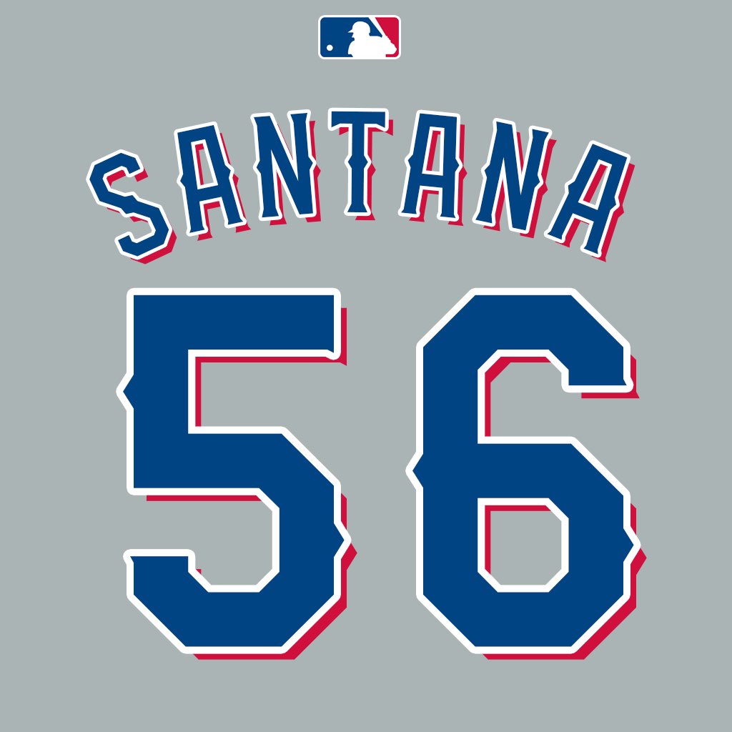 MLB Jersey Numbers on X: RHP Dennis Santana (@DennisSantanaRD) is wearing  number 56. Last worn by RHP Brett de Geus earlier this season. #TXRangers   / X