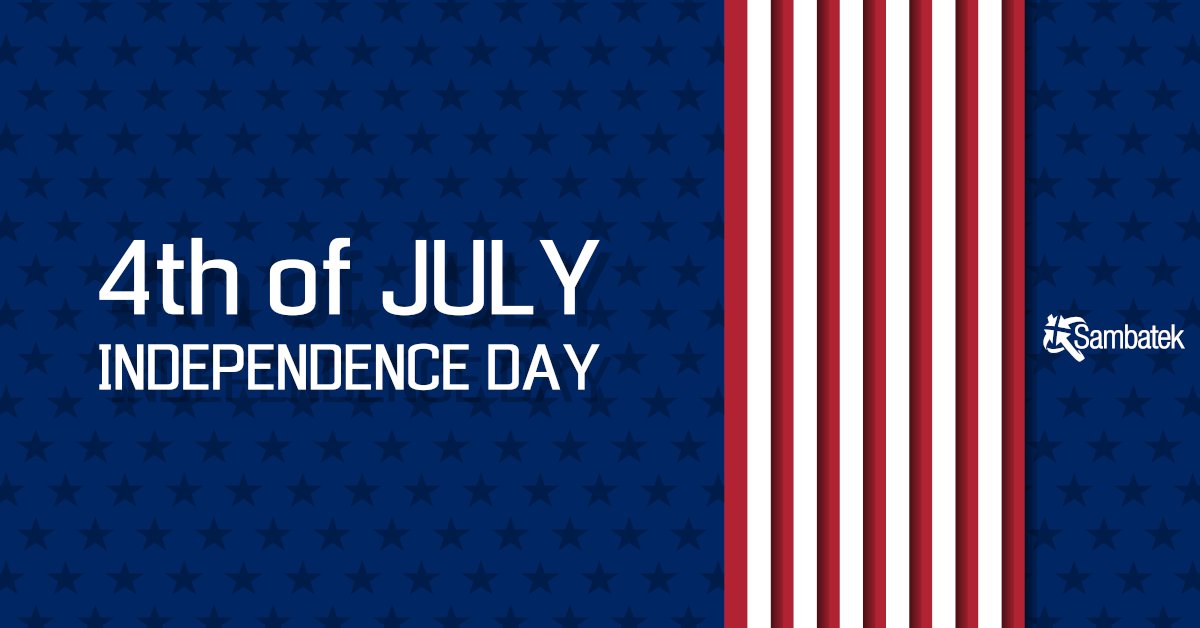 SAMBATEKllc's tweet photo. We hope that you will have a fun and safe 4th!  "America was built on courage, on imagination and an unbeatable determination." -Harry S. Truman #america #fourthofjuly #independenceday #independence #4thofjuly https://t.co/eQBggG2WYi