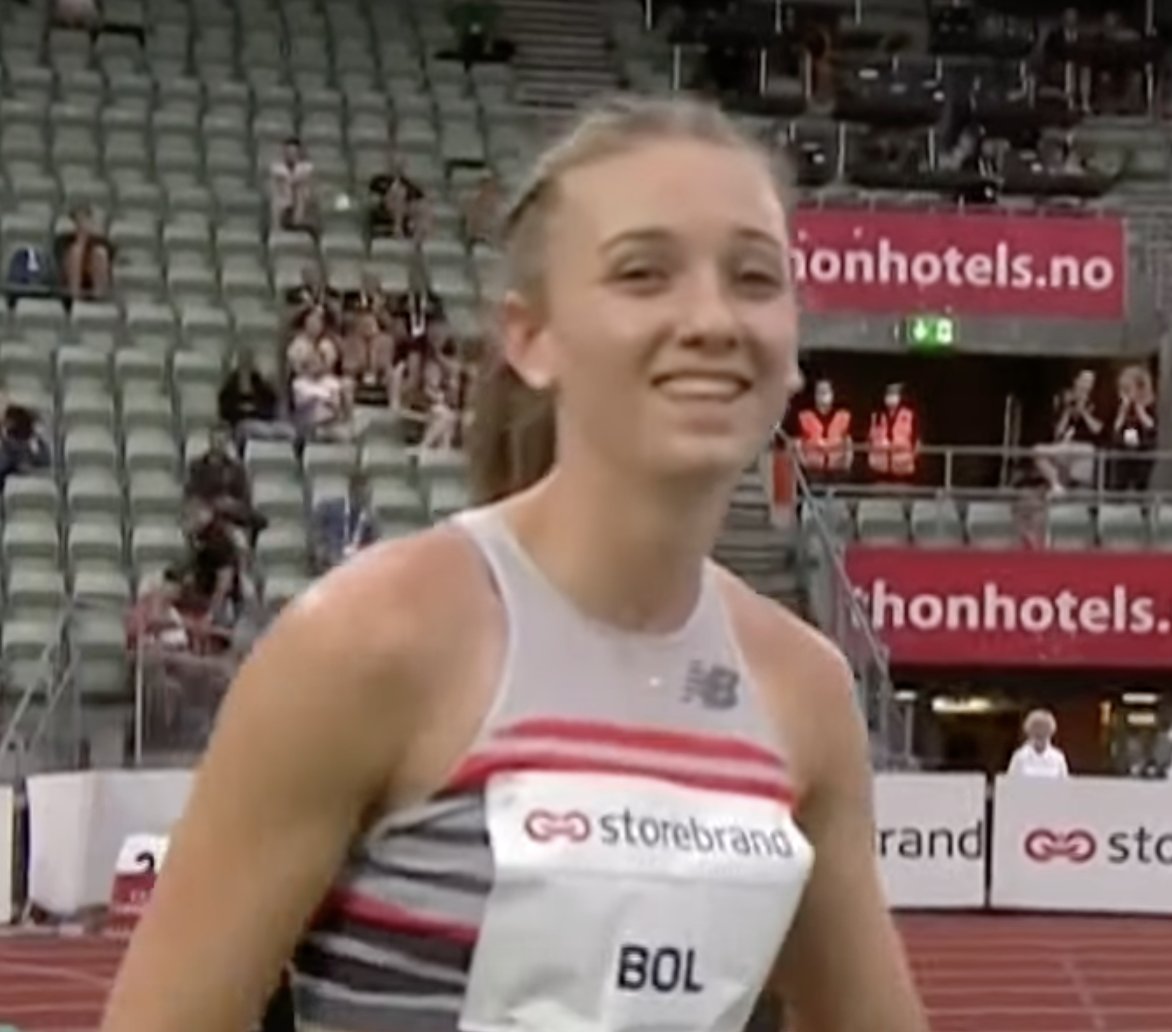 Bol verpulvert Nederlands record op 400 meter horden, bijna seconde sneller (video) - hardloopnieuws.nl/bol-verpulvert… -
Femke Bol blijft zichzelf maar verbeteren. Donderdag scherpte de 21-jarige Amersfoortse in Oslo haar Nederlands record op de 400 meter...