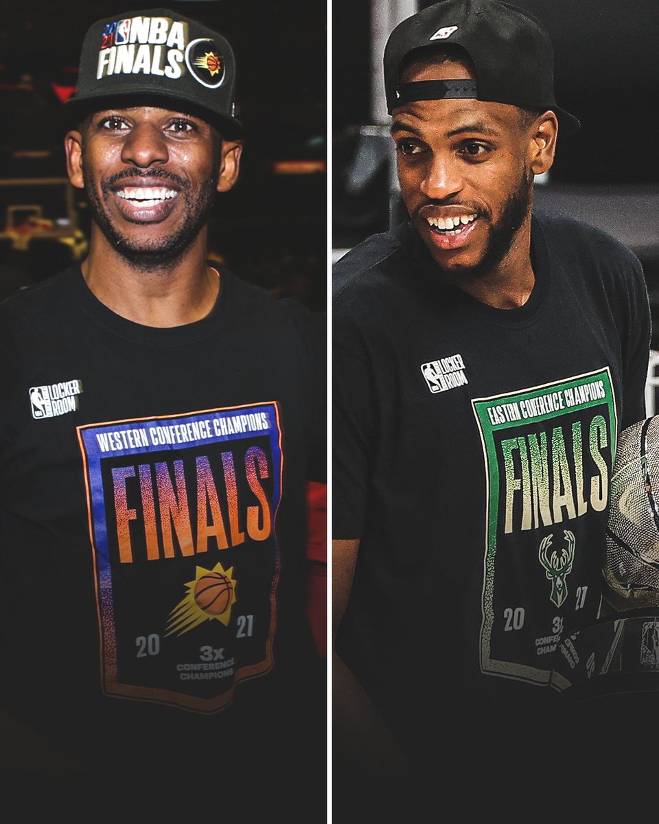 The odds to win the #NBAFinals, according to Caesars Sportsbook 👀

Suns: -170
Bucks: +150

Who ya got?