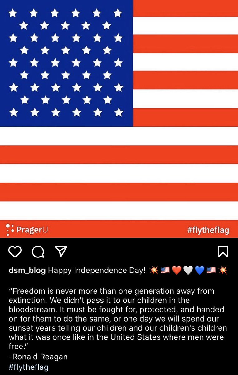 dsm_blog's tweet photo. Happy Independence Day! 💥🇺🇸❤️🤍💙🇺🇸💥 https://t.co/CX2Tgdjogo
