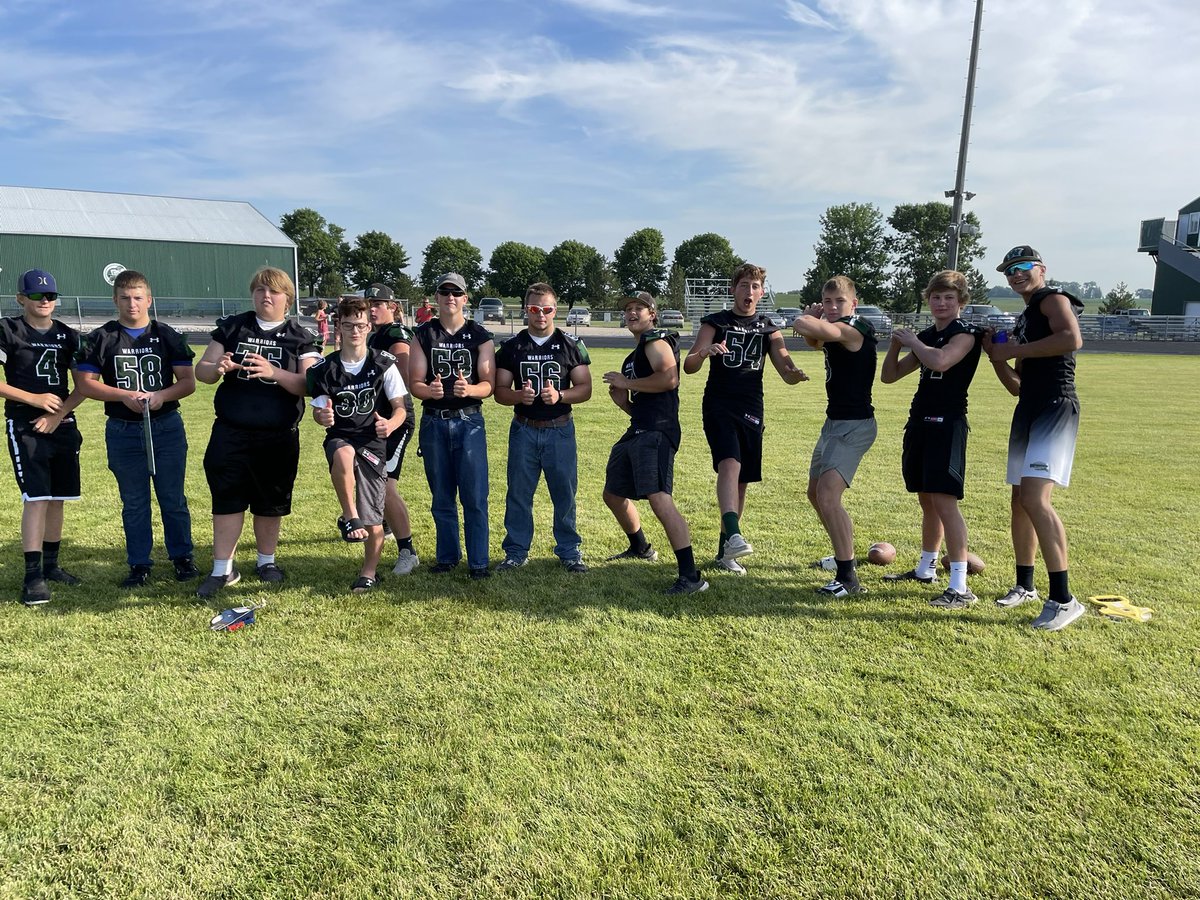 matternster's tweet photo. Happy 4th of July! The guys had a blast helping out our 27 Punt, Pass, and Kick participants this morning. #BeAWarrior https://t.co/hZXHzCK1bG