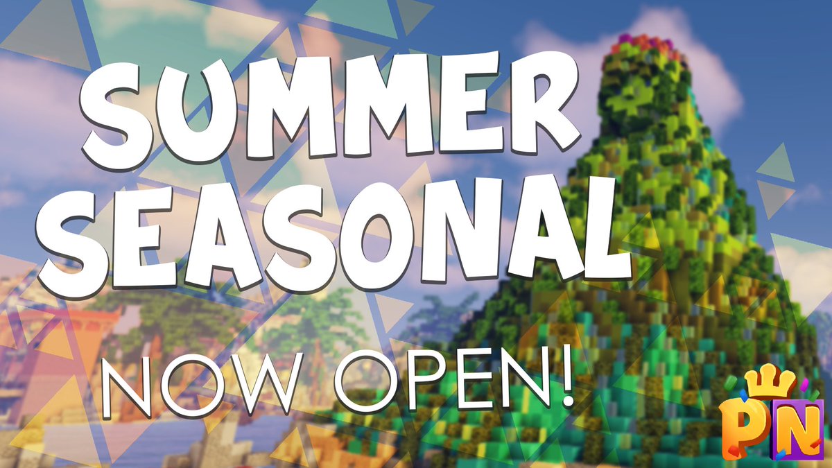 Summer is finally here, that means our Summer Seasonal is now open! 🎉 There are new rides and activities to explore, as well as a lot of the fun from last year! ☀️

✨ /join seasonal ✨