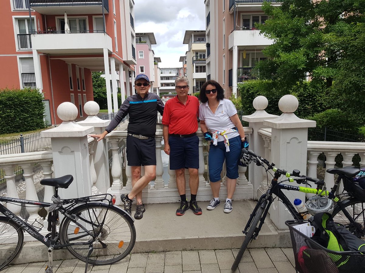 Radln für den guten (Rotary-)Zweck End-Polio-Now, bei prima Radlwetter🤩 - joining Friends in the Munich Biergarten !