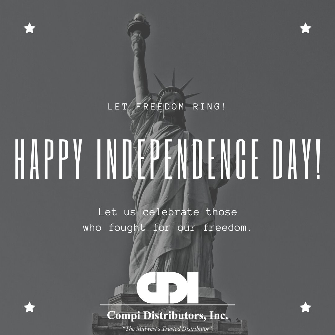 CompiDistInc's tweet image. “It will be celebrated with pomp and parade, bonfires and illuminations from one end of this continent to the other.”
– John Adams