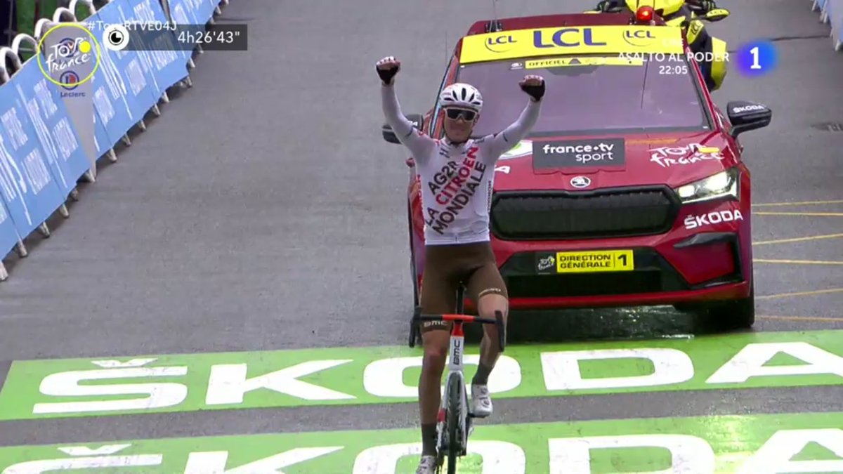 SetiAfoa's tweet image. Big ride Ben O'Connor #TourDeFrancia2021 @CyclingAustrali #stagewinner