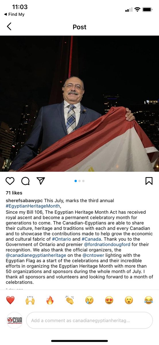 CanadianCeha's tweet photo. #sherefsabawypc #EgyptianHeritage #CNTower https://t.co/CnGpnLyrNQ