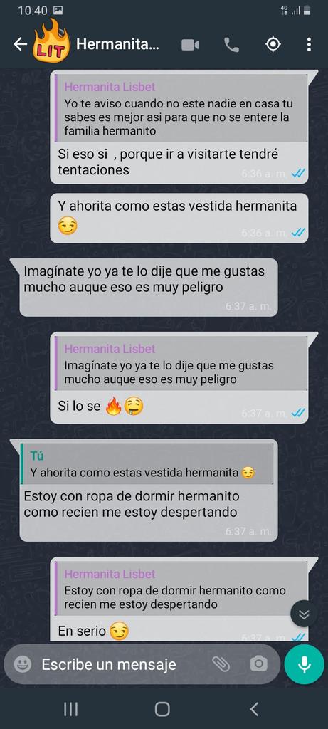HermanosReal's tweet photo. Nuevamente chats hot con mi hermana.  se puso caliente hoy y me envió fotos , a la espera de un video masturbandose 
Chats parte 1
RT Y SUBO TODO 🔥 
#incesto 
#Hermanacaliente 
#putihermana https://t.co/p0pnYwkDXg