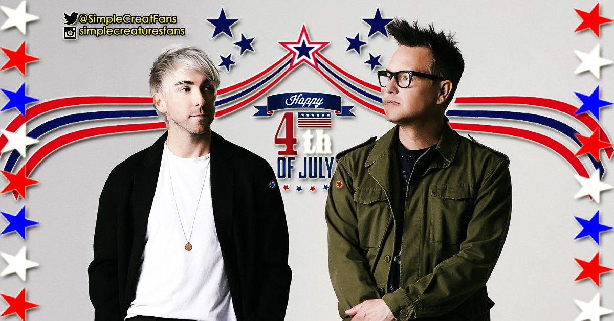 Simple Creatures Fans (@simplecreatfans) on Twitter photo ๐บ๐ธHappy 4th of July๐บ๐ธ
to everyone and to <a href="/AlexGaskarth/">Alex Gaskarth</a> <a href="/markhoppus/">mark hoppus</a> <a href="/simplecreatures/">Simple Creatures</a> ๐บ๐ธHappy 4th of July๐บ๐ธ
to everyone and to <a href="/AlexGaskarth/">Alex Gaskarth</a> <a href="/markhoppus/">mark hoppus</a> <a href="/simplecreatures/">Simple Creatures</a>