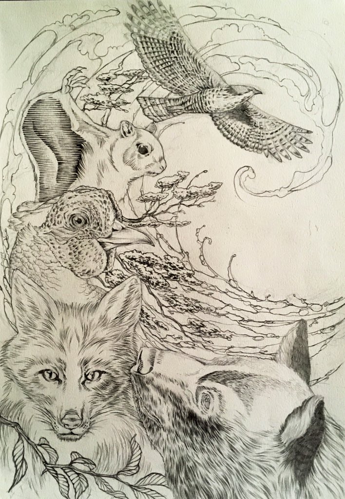 切り絵の下描きです。
※フクロウと孔雀は下描きの途中の画像です

#信じるか信じないかはあなた次第
#切り絵下描き 