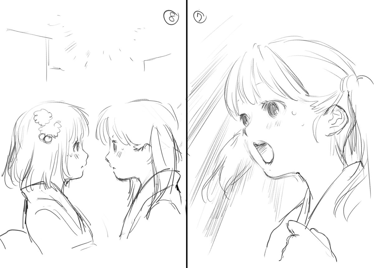 #漫画力UPワークショップ 7月に参加しました😊
今回のテーマは「夏祭り」…!エモい☺️
浴衣の2人を描くのが楽しかった😆
ネーム完成させて上げます😌 