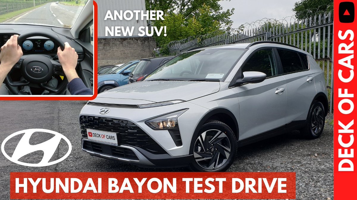 Deck_Cars's tweet photo. Hyundai's newest model, the Bayon has arrived

Test drive video is live on the channel: https://t.co/yWDsCUgR3K

#Deckofcars #cars #ireland #uk #youtube #caryoutuber #carscene #newcar #bayon #testdrive #pov #hyundai #motors #motoring #autos #irish #carreview #povtestdrive #newcar https://t.co/lRF5sDNQaI