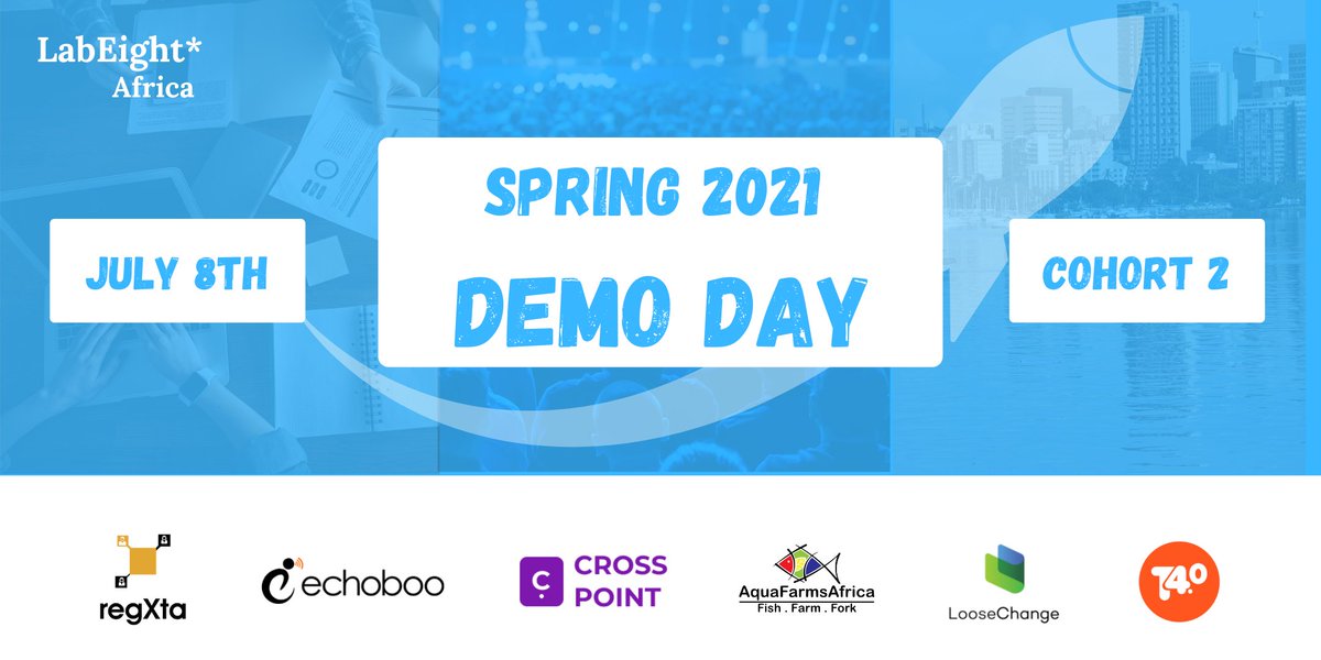 LabEightTech's tweet photo. 🎶 Hey, hey, it's DEMO DAY! 🎶

This Thursday, July 8th. 
Register here - https://t.co/tBmILwvIzm
#StartupAfrica https://t.co/dAssyv4TWl