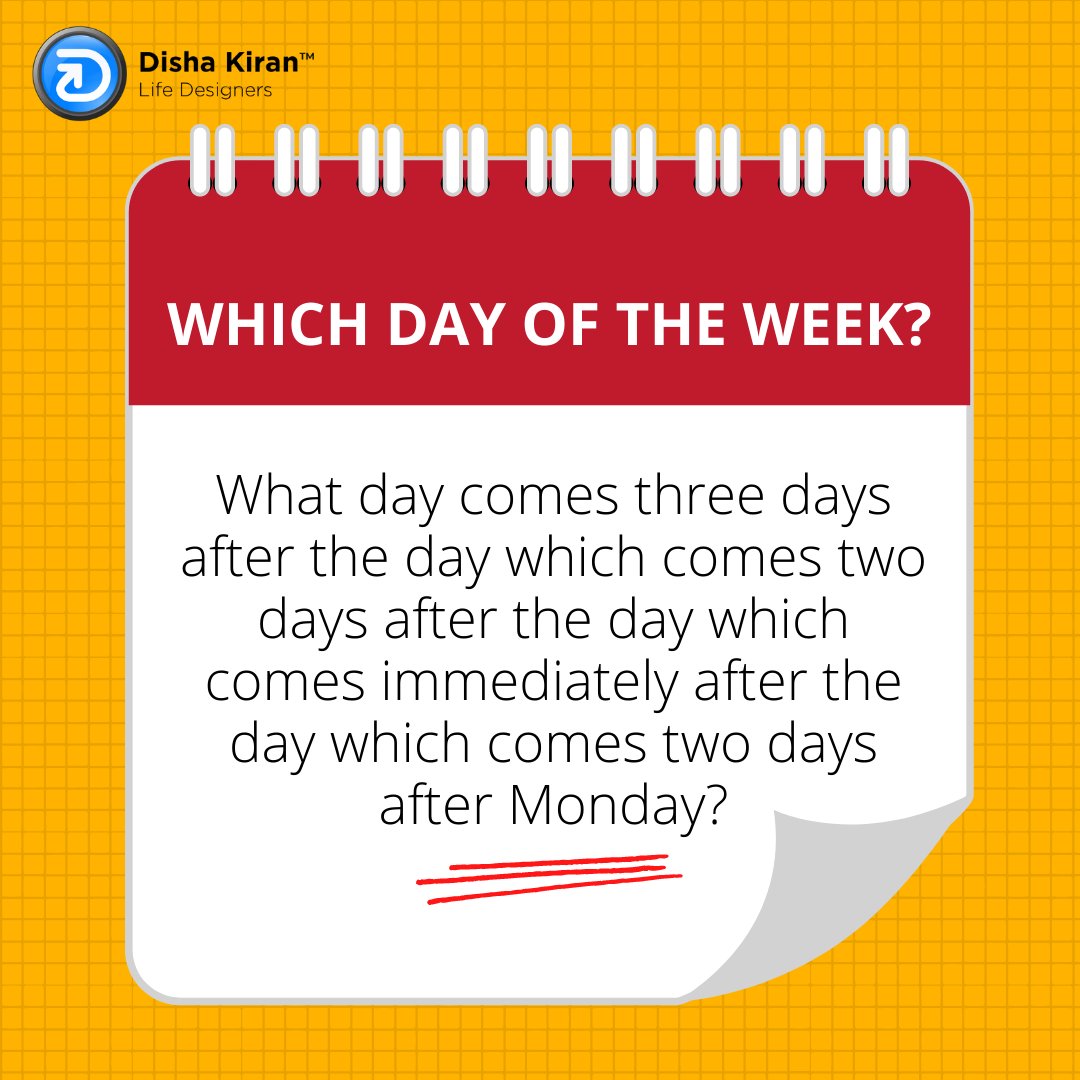 dishakirandk's tweet photo. A riddle a day to keep boredom away! Can you arrive at the answer?
#dishakiran #lifedesigners #puzzlegame #riddles #mindgames #iq #iqtest #intelligence #unboxyourpassion #truecalling #guesstheanswer #puzzles #mind #marykom #psychometry #personalitytest #interesttest https://t.co/vlpVhr43SE