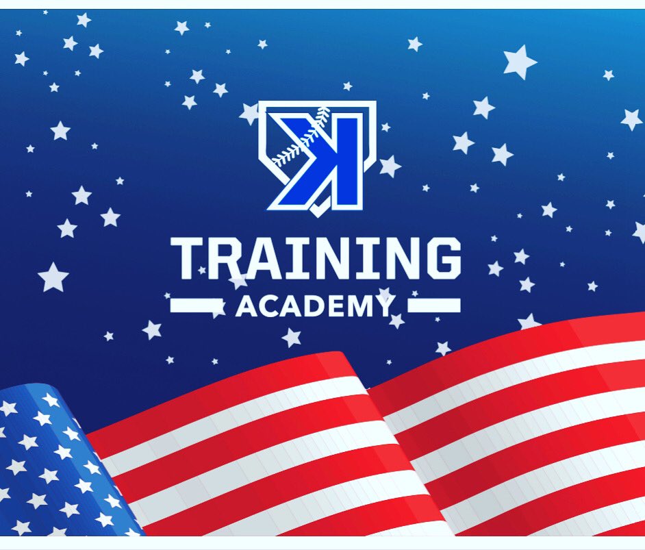 CoachKsAcademy's tweet photo. Happy 4th #KsFam ! No PIT Ks Open Gym. Normal Schedule Tomo at PIT Ks and Ks. #Merica #KsFam #safeproveneffective #whatcanKsdo4you #trainsmart #baseballtraining #pitching #baseball #velo #sportsscience #sportsperformance #injuryprevention #biomechanics #MCstrong #P4XIII https://t.co/GuOMLXPLwe