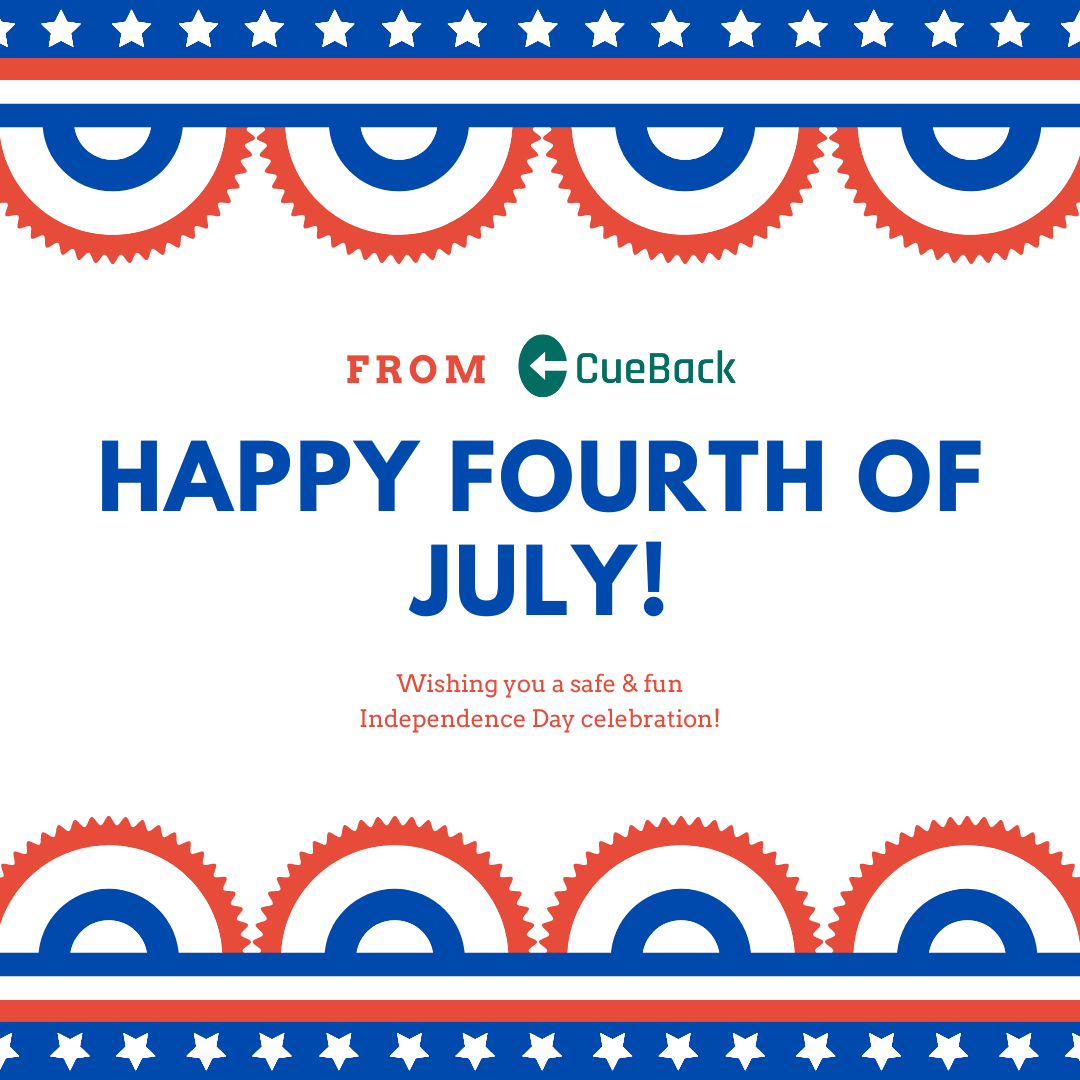 cuebackmemories's tweet photo. #HappyFourthofJuly! The CueBack team is wishing you a safe and fun #IndependenceDay2021 in the land of the free and home of the brave. 🥳 https://t.co/I0p6zI9VLI