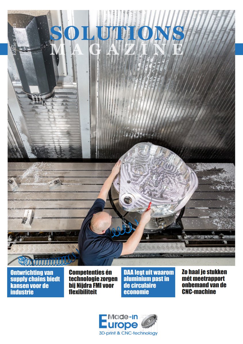 Jouw nieuwe editie van Solutions Magazine | Zo vergroot Nijdra de flexibiliteit | Ledder Metaaltechniek klaar voor groei | - mailchi.mp/made-in-europe…