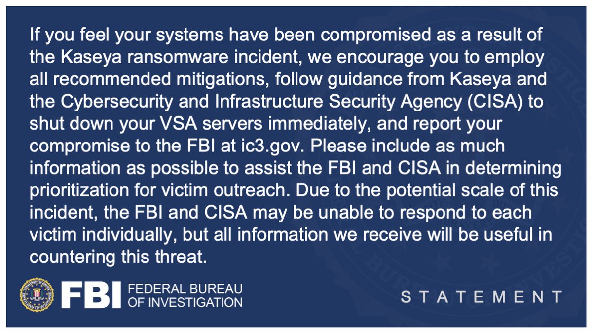FBI tweet media