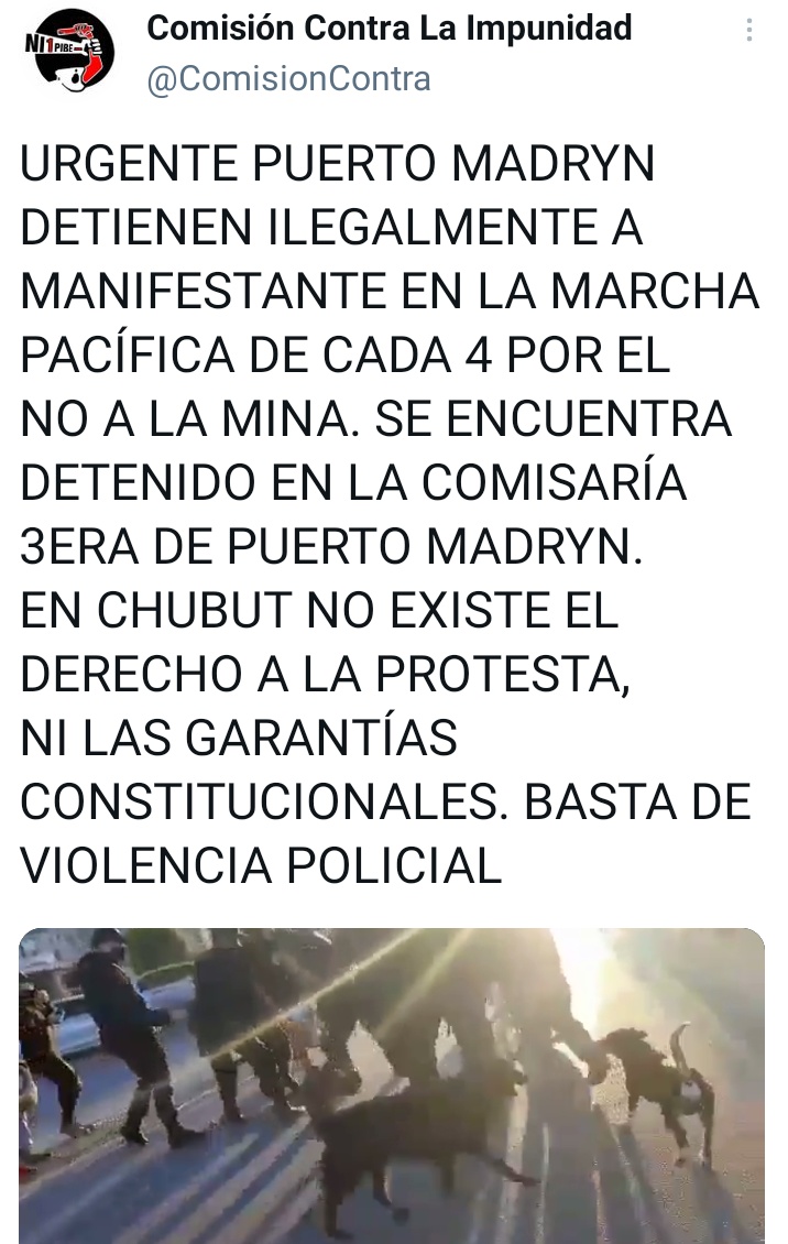 #ChubutTerritorioDeDerechosViolados   #FueraMassoni 
Puerto Madryn, momentos antes de las 18:00
¡ #BastaDeAbusosDePoder!!
<a href="/ResumenLatAm/">ResumenLatinoamerica</a>