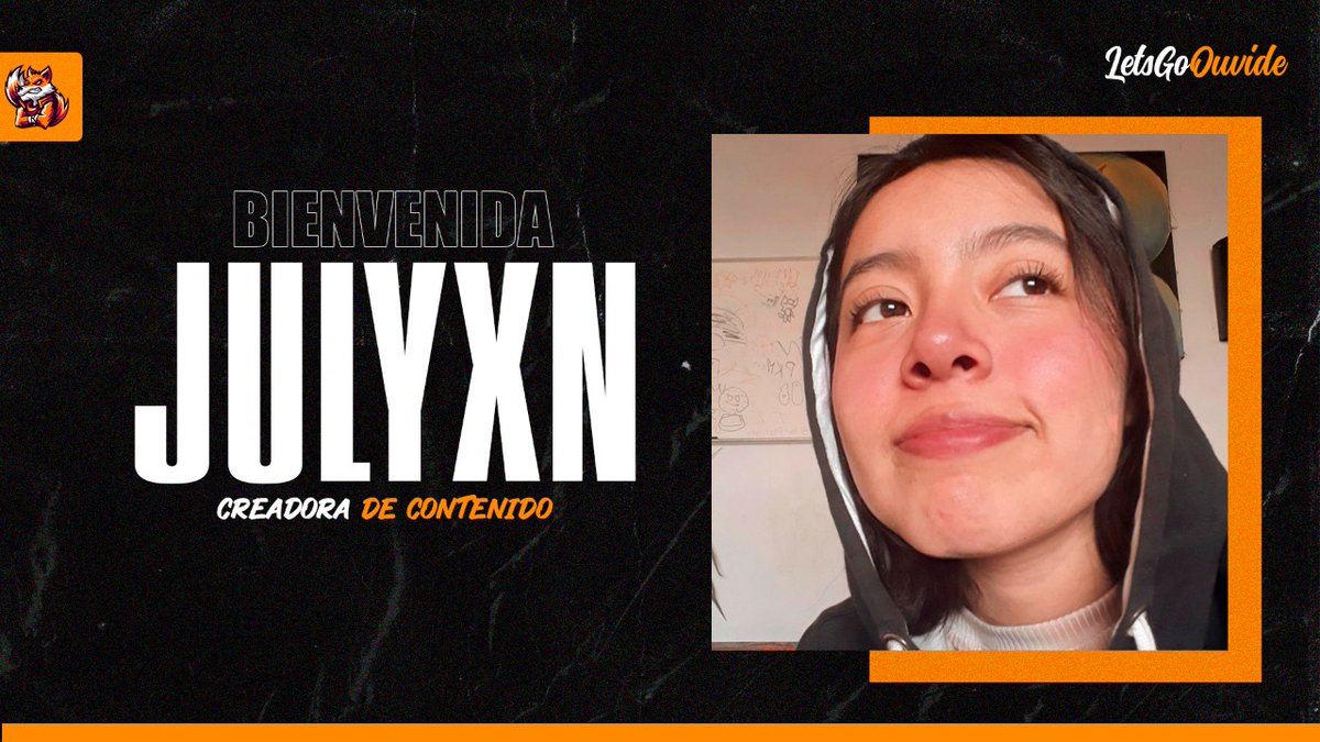 ¡Bienvenida Julyxn!
  Estamos muy contentos de presentar a July, una creadora de contenido quien en el poco tiempo que lleva haciendo stream se ha ganado rapidamente el cariño y aprecio de la gente. Esperemos te sientas como en casa y juntos lograr muchas cosas.