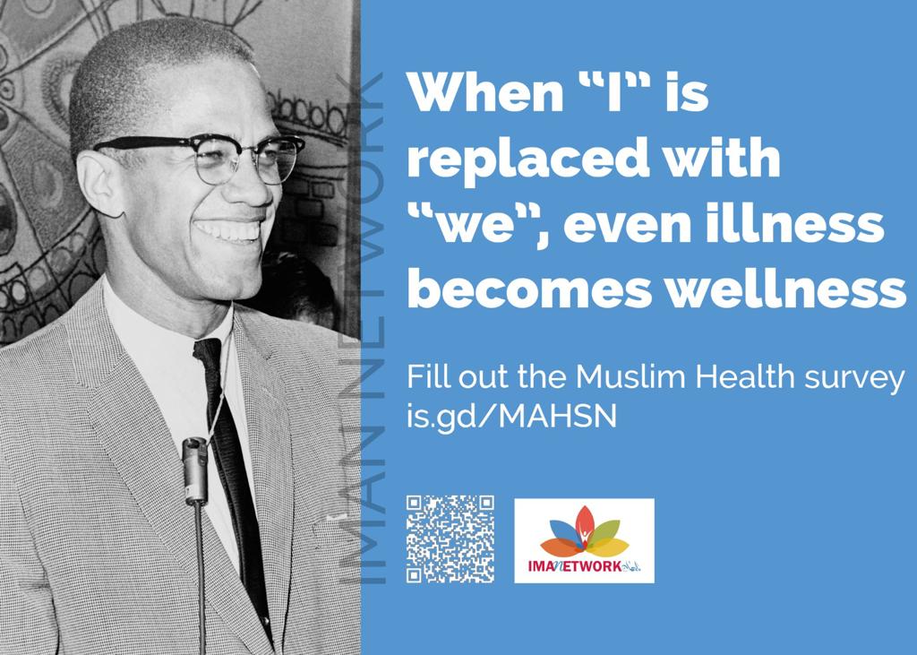 iman_network's tweet photo. YOUR VOICE DESERVE TO BE HEARD, please fill out the Muslim Health Survey. https://t.co/ZzlJy13Vl9 https://t.co/t26t2K5qNk