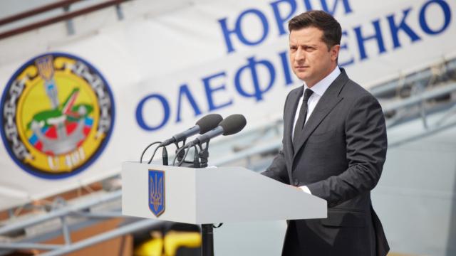 Ukrayna Devlet Başkanı Vladimir Zelenskiy, Ukrayna’nın yeni savaş gemisinin üretimine Türkiye’de başlandığını açıkladı.