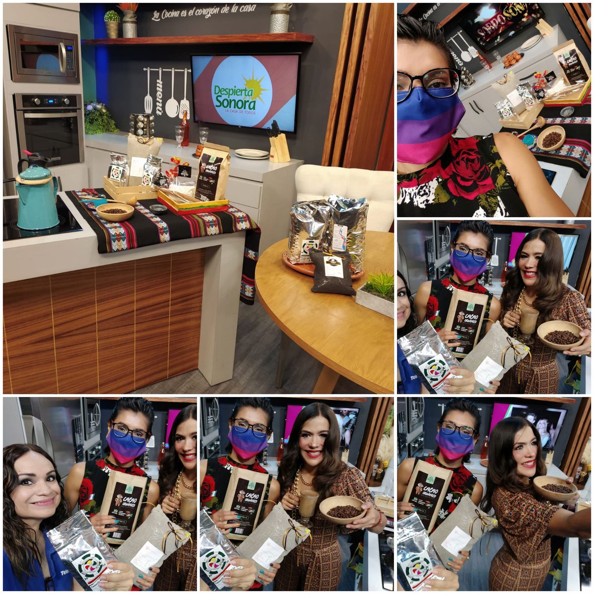 AmorasTienda's tweet photo. Así nuestra participación en el programa #Sabroson con la adorada @MaruHaroOlivas 💖 que se transmite por @telemaxson ¡muchas gracias por hacernos parte de tus invitadas, nos encanta hacer sinergia contigo! #AmorasTiendaDeCafé https://t.co/M3VtuEsOCb