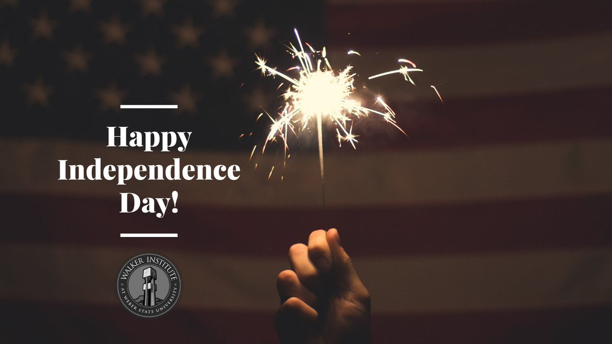 Happy Independence Day! 
#4thofJuly #indepenceday #freedom #Weberstate