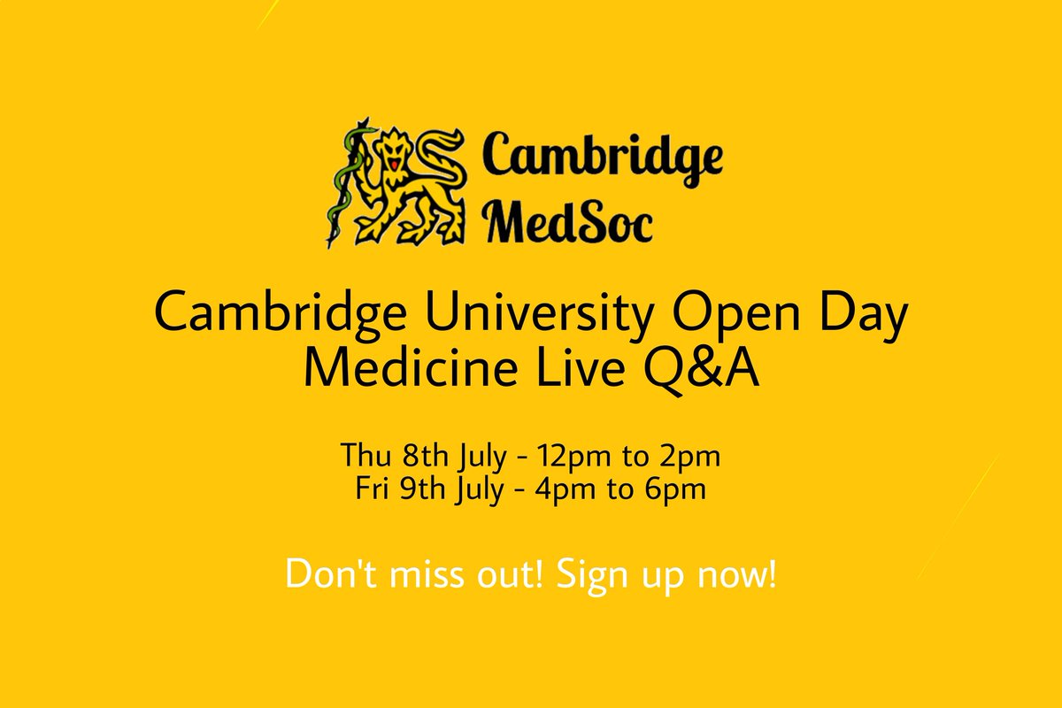 Cambridge Medical Society tweet media
