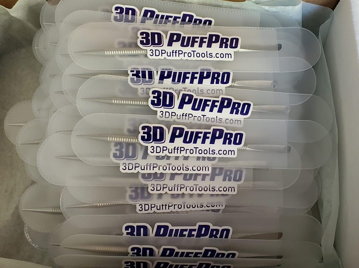 jadigitizing's tweet image. Our 3D PuffPro ® tools are shipping now!   Order today 3Dpuffprotools.com