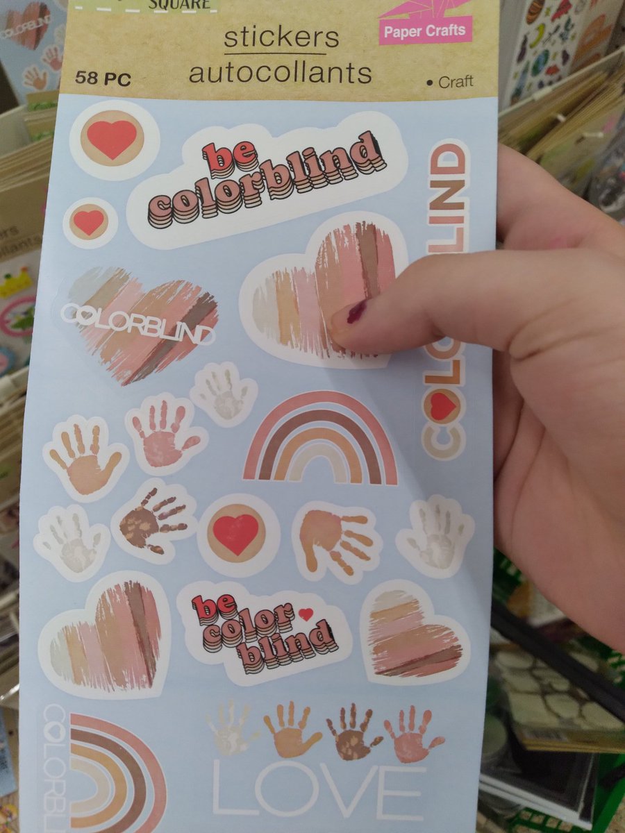 shrimpoman's tweet photo. Found this at the dollar store. Yikes. #colorblind #racism #backhandedcompliments https://t.co/fzZdce8z1b