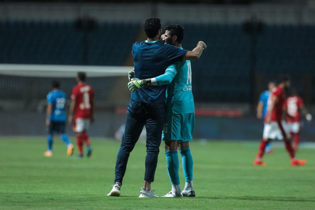 محمد الشناوي وعلي لطفي بعد مباراة سموحة 🧤🥅