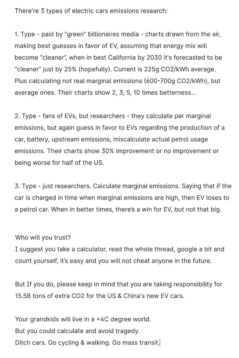 Or another one: 3rd type is correct Unpaid one.2nd type is the one Carbon Sheet refers to in their "debunking", or Blatant Lies:Decarbonization with e-cars is not working:3.Type ->  https://bit.ly/2N1SRSl 2.Type ->  http://bit.ly/3t2qlPQ 1.Type ->  http://bit.ly/3bAPRGc 