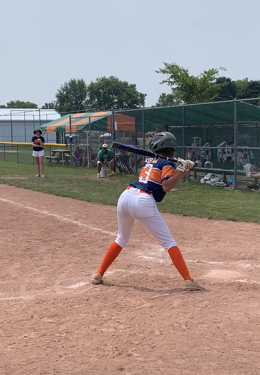 Home run for this playa  today at the Greenville tournament.  Go Em!! #tippsoftball #baller #feeltheheat #homerunhitter